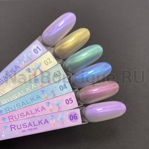 Цветной гель-лак для ногтей Луи Филипп Rusalka №01, 10 мл