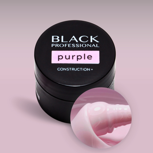 Black Гель конструирующий Construction Purple, 30 мл
