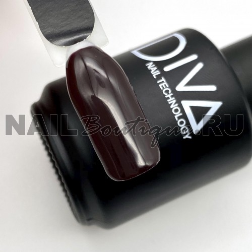 Цветной гель-лак для ногтей коричневый DIVA №065, 15 мл
