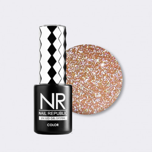 Nail Republic NR Гель-лак Flash 03 светоотражающий, 10 мл