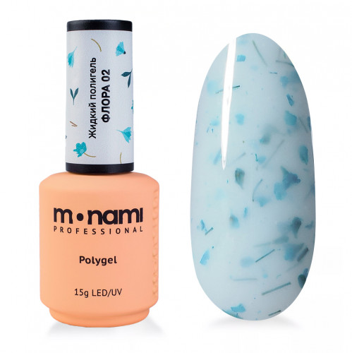 Жидкий полигель Monami Liquid Polygel Флора №02, 15 мл