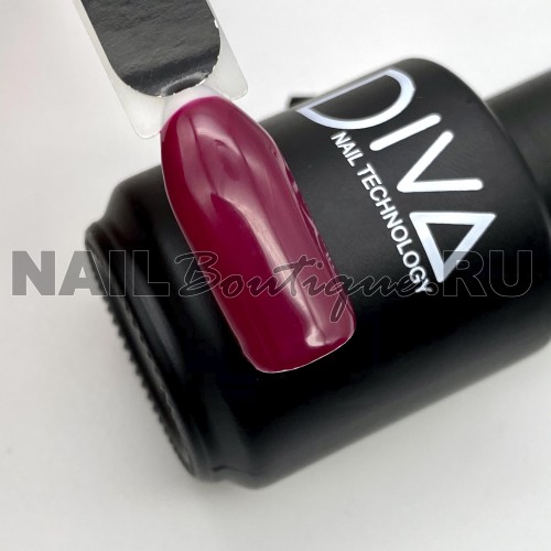 Цветной гель-лак для ногтей фиолетовый DIVA №066 (старая палитра), 15 мл