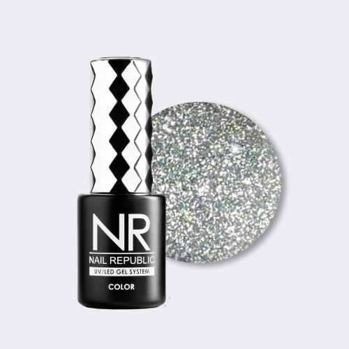 Nail Republic NR Гель-лак Flash 04 светоотражающий, 10 мл