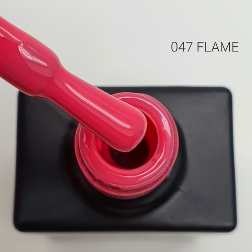 Цветной гель-лак для ногтей Black №047 Flame, 12 мл
