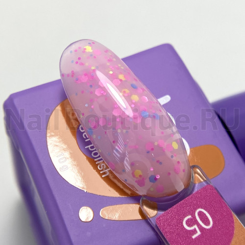 Цветной гель-лак для ногтей Joo-Joo Lila №05, 10 мл