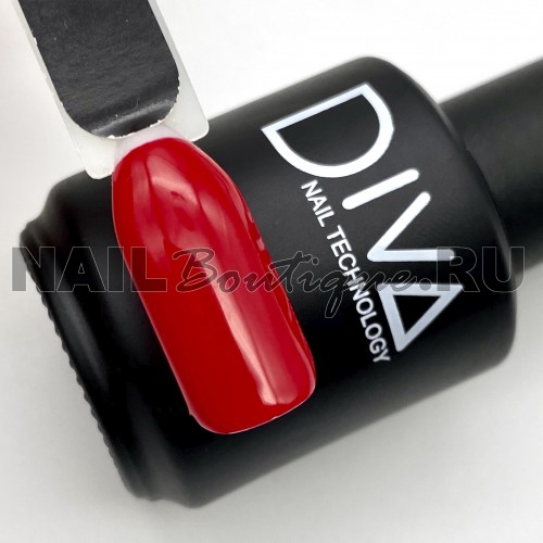 Цветной гель-лак для ногтей красный DIVA №068 (старая палитра), 15 мл