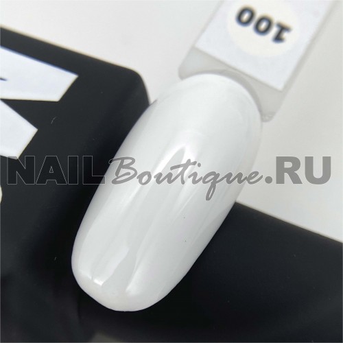 Цветной гель-лак для ногтей белый MiLK Simple №100 Pure White, 9 мл