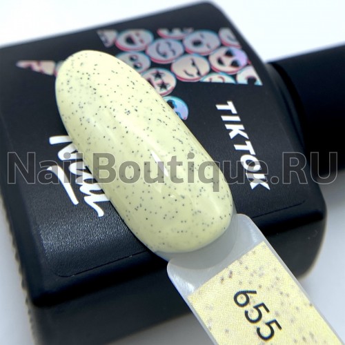 Цветной гель-лак для ногтей желтый RockNail TikTok №655 V Rekah, 10 мл