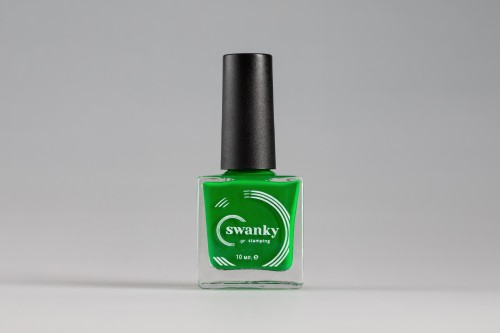 Swanky Stamping Лак для стемпинга 009 - зеленый, 10 мл
