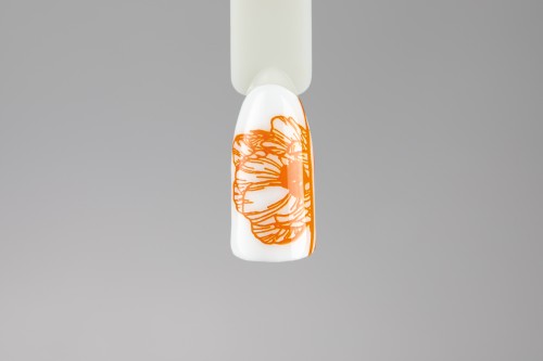 Swanky Stamping Гель-краска для стемпинга №9 оранжевая, 8 мл