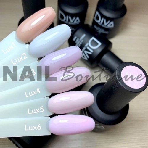 Цветной гель-лак для ногтей розовый DIVA French Lux 01, 15 мл