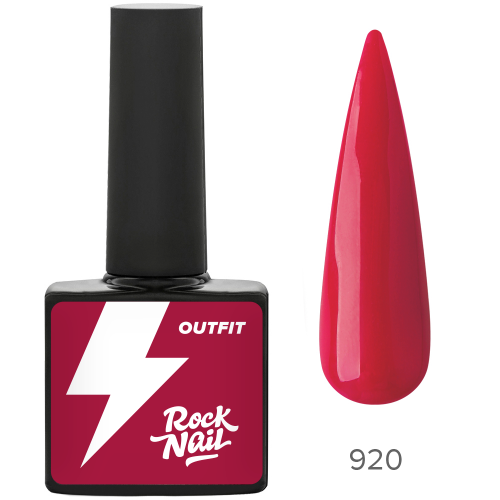 Цветной гель-лак для ногтей RockNail Outfit №920 Flaunt It, 10 мл