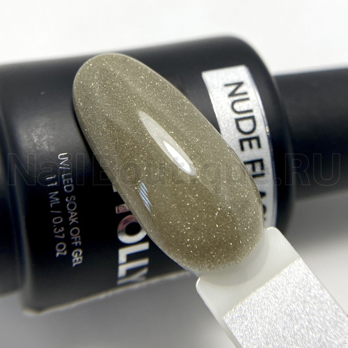 Цветной гель-лак для ногтей Holy Molly Nude Flash №04, 11 мл
