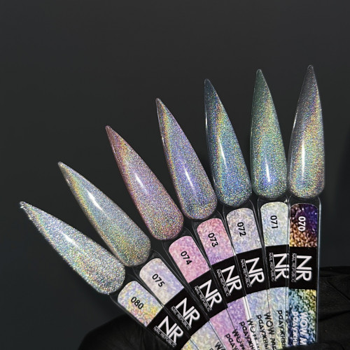Nail Republic NR Гель-лак Flash 080 светоотражающий Rainbow cat, 10 мл
