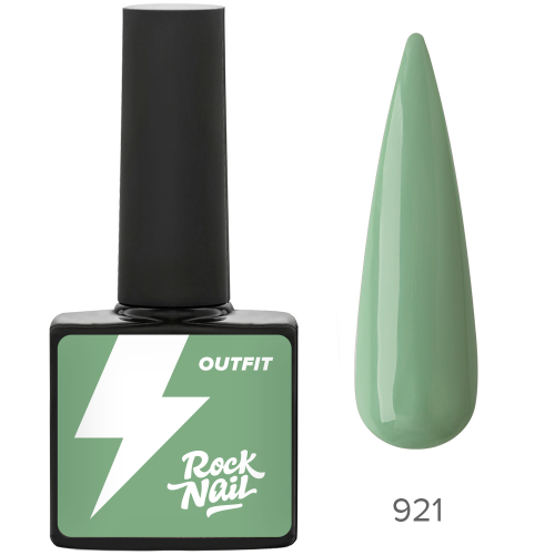 Цветной гель-лак для ногтей RockNail Outfit №921 Trend Alert, 10 мл