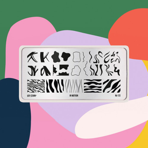 Пластина для стемпинга Go Stamp №172 In Motion