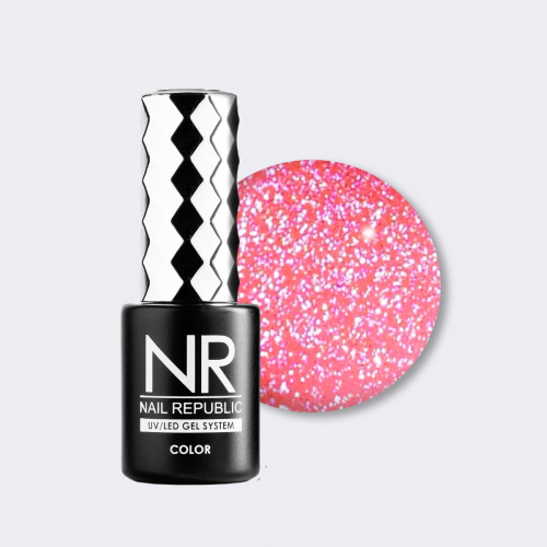 Nail Republic NR Гель-лак Flash 11 светоотражающий, 10 мл