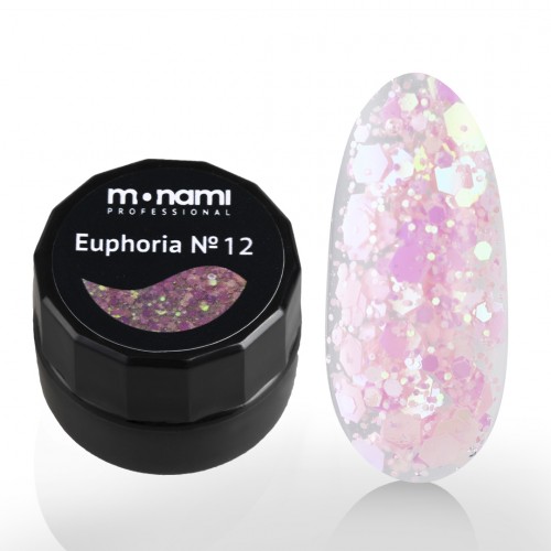 Цветной гель-лак для ногтей Monami Euphoria №12, 5 гр