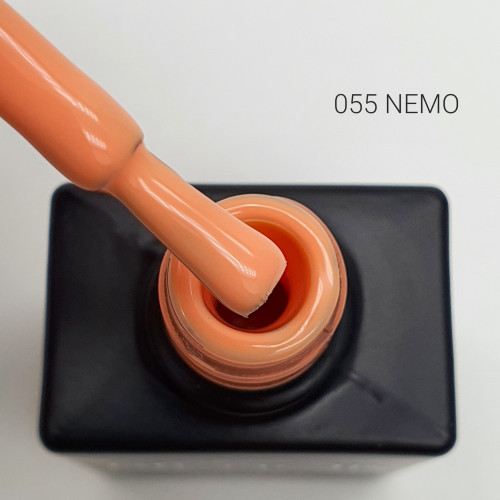 Цветной гель-лак для ногтей Black №055 Nemo, 12 мл