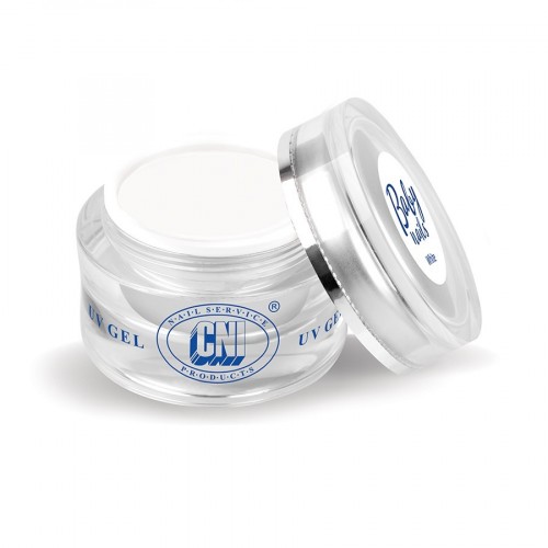 CNI Baby Nails White gel - скульптурный белый гель 15 гр.
