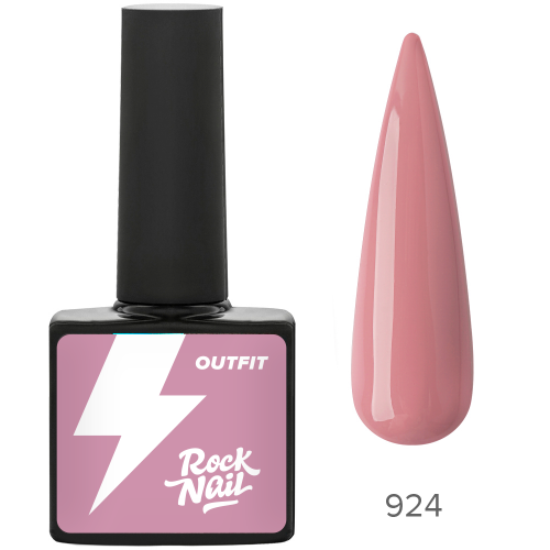 Цветной гель-лак для ногтей RockNail Outfit №924 Style Hack, 10 мл