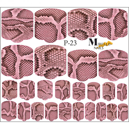 MIRELLE Термонаклейка для педикюра Р-23
