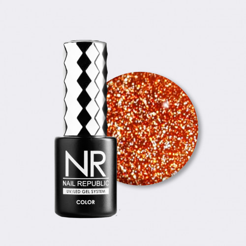 Nail Republic NR Гель-лак Flash 13 светоотражающий, 10 мл