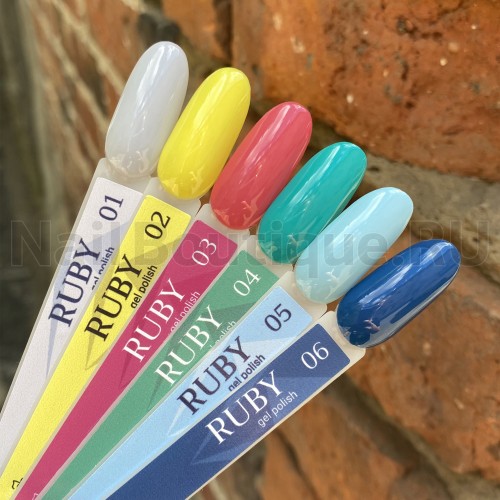 Цветной гель-лак для ногтей молочный Луи Филипп Ruby №01, 10 мл