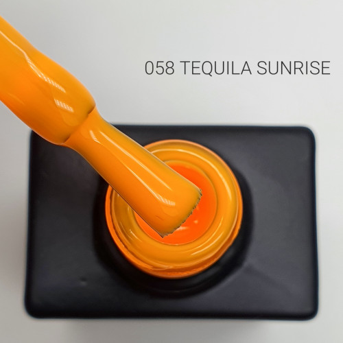 Цветной гель-лак для ногтей Black №058 Tequila Sunrise, 12 мл