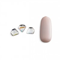 Pole Стразы для ногтей прозрачные-бриллиант, 10 шт