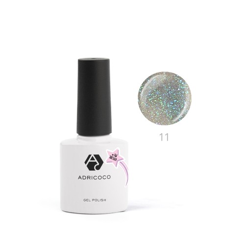 Цветной гель-лак для ногтей AdriCoco #ТЫЗВЕЗДА №11 Блистательная, 8мл