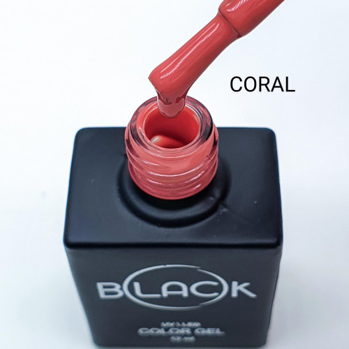 Цветной гель-лак для ногтей Black Professional №061 Coral, 12 мл