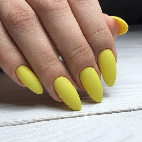 Цветной гель-лак для ногтей желтый RockNail California №307 Pineapple, 10 мл