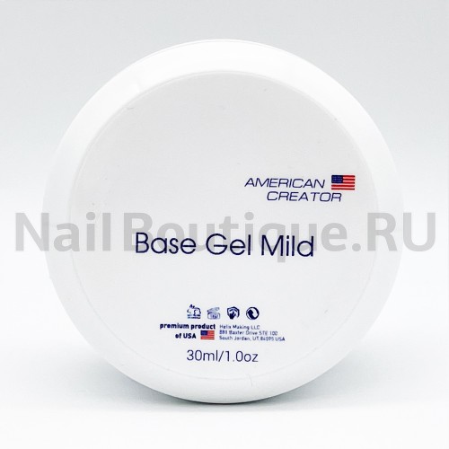 База для ногтей каучуковая (классическая) American Creator Base Gel Mild