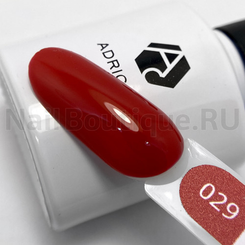 Цветной гель-лак для ногтей AdriCoco №029 Красный, 8 мл