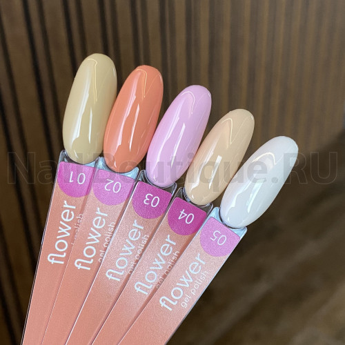 Цветной гель-лак для ногтей Joo-Joo Flower №01, 10 мл