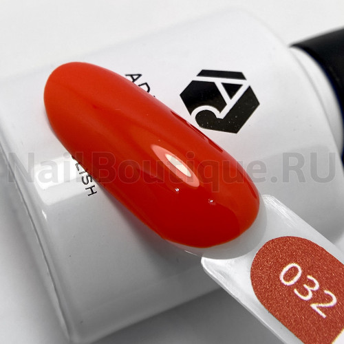 Цветной гель-лак для ногтей AdriCoco №032 Алый, 8 мл