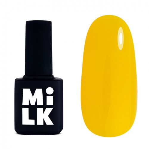 Цветной гель-лак для ногтей желтый MiLK Pop It №586 Pikachu, 9 мл