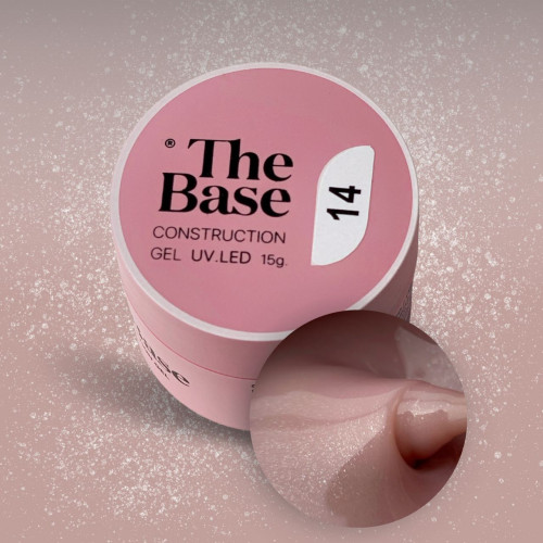 Гель конструирующий для ногтей The Base Construction Gel №14, 15 мл