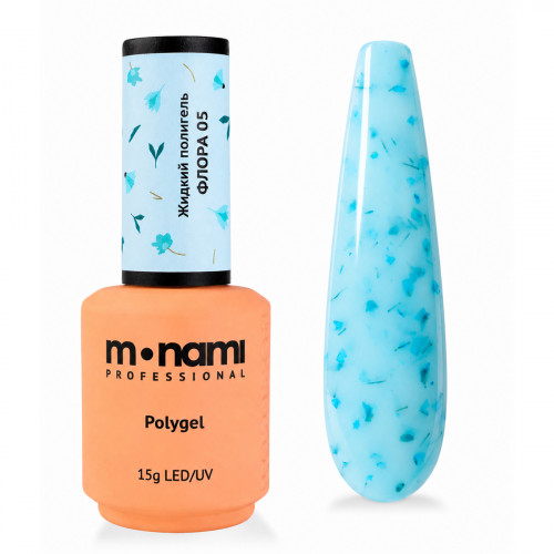 Жидкий полигель Monami Liquid Polygel Флора №05, 15 мл
