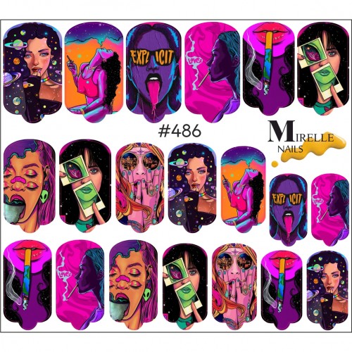MIRELLE Термонаклейка № 486