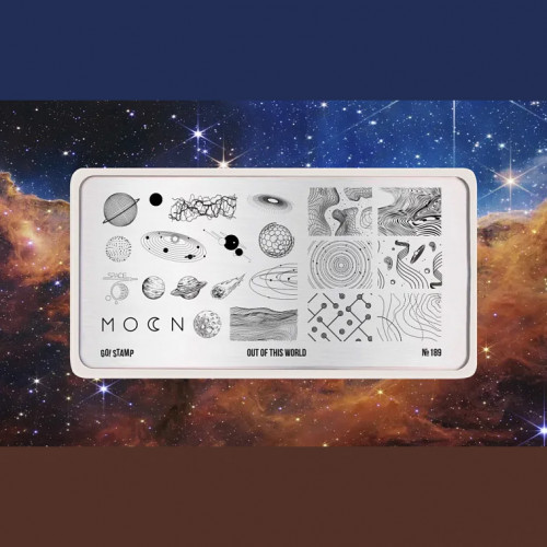 Пластина для стемпинга Go Stamp №189 Out Of This World