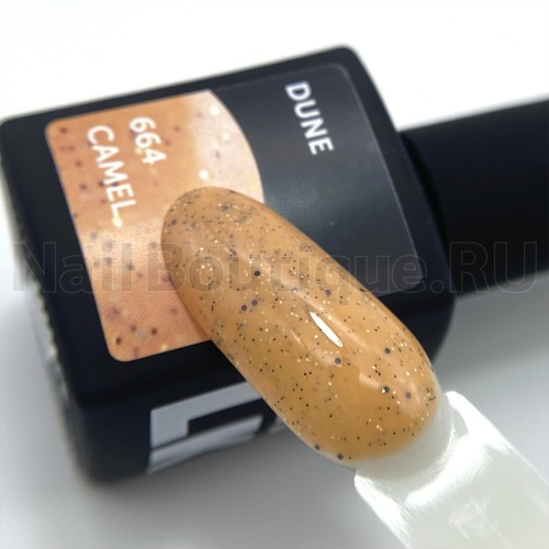 Цветной гель-лак для ногтей коричневый MiLK Dune №664 Camel, 9 мл