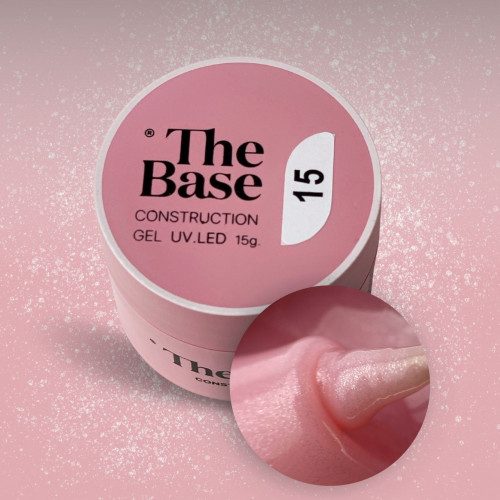 Гель конструирующий для ногтей The Base Construction Gel №15, 15 мл