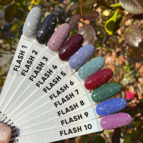 Цветной гель-лак для ногтей Holy Molly Flash №01, 11 мл