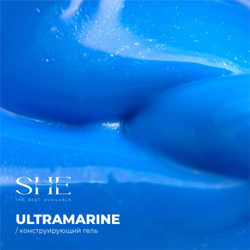 She Гель конструирующий Consrtuction Tinsel Ultramarine, 10 мл