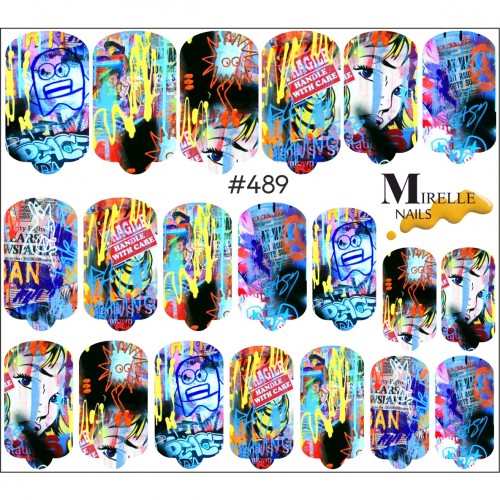 MIRELLE Термонаклейка № 489