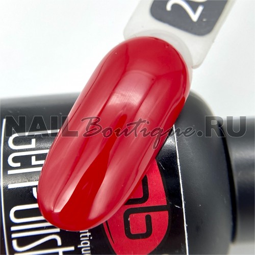 Цветной гель-лак для ногтей красный PNB REDs №208 Marylin