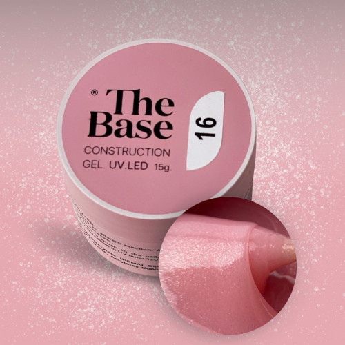 Гель конструирующий для ногтей The Base Construction Gel №16, 15 мл