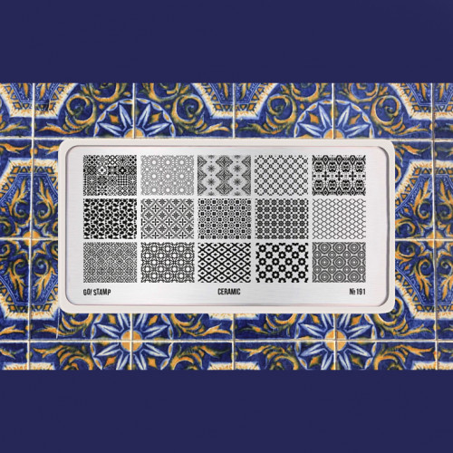 Пластина для стемпинга Go Stamp №191 Ceramic
